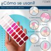 Marca: NOOVES. Imagen: Allure_14.jpg. NOOVES NAILS Láminas de Uñas de Gel Precurado Premium - Allure | Glitter | Tiras De Uñas De Gel semicurado| Pegatinas Uñas Semipermanente en Gel| Gel Nail stickers| Uñas de gel Pegatinas