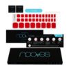 Marca: NOOVES. Imagen: Crimson-Passion-Web-_6_19552c6b-67e3-4abe-91c1-881de42c2c27.jpg. NOOVES NAILS Láminas de Uñas de Gel Precurado Premium para Pies - Crimson Passion - Esmalte en Gel Semipermanente | Diseño de Uñas de Pedicura | Láminas de Uñas Pegatinas de Gel