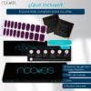 Marca: NOOVES. Imagen: Grape_GlowMesa_de_trabajo_5.jpg. NOOVES NAILS Láminas de Uñas de Gel Precurado Premium - Grape Glow | Violeta | Tiras De Uñas De Gel semicurado| Pegatinas Uñas Semipermanente en Gel| Gel Nail stickers| Uñas de gel Pegatinas