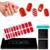 Marca: NOOVES. Imagen: Holiday_ArmonyMesa_de_trabajo_1.jpg. NOOVES NAILS Láminas de Uñas de Gel Precurado Premium - Holiday Harmony | Navidad | Tiras De Uñas De Gel semicurado| Pegatinas Uñas Semipermanente en Gel| Gel Nail stickers| Uñas de gel Pegatinas