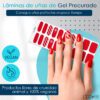Marca: NOOVES. Imagen: Holiday_ArmonyMesa_de_trabajo_2.jpg. NOOVES NAILS Láminas de Uñas de Gel Precurado Premium - Holiday Harmony | Navidad | Tiras De Uñas De Gel semicurado| Pegatinas Uñas Semipermanente en Gel| Gel Nail stickers| Uñas de gel Pegatinas