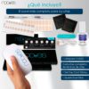 Marca: NOOVES. Imagen: KitNude1_2.jpg. Starter Kit Beauty Nude|2 Láminas de Uñas de Gel Precurado Premium|Lámpara de uñas UV/LED|Gel Top Coat Glossy|Tiras De Uñas De Gel semicurado|Pegatinas Uñas Semipermanente en Gel|Gel Nail stickers