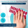 Marca: NOOVES. Imagen: PackRubyGlaze2Mesadetrabajo2.jpg. NOOVES NAILS Láminas de Uñas de Gel Precurado Premium - Ruby Glaze - Rojo | Tiras De Uñas De Gel Semicurado| Pegatinas Uñas Semipermanente en Gel| Gel Nail stickers| Uñas de gel Pegatinas