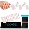 Marca: NOOVES. Imagen: PinkParisMesadetrabajo1.jpg. NOOVES - Láminas de Gel para Uñas|Pink Paris - Nail Art 20 uds, Uñas de Gel Semicuradas Premium, Gel Nail Stickers,Pegatinas Uñas de Gel, Incluye 1 Lima de Uñas y 1 Palito de Naranjo, Vegano