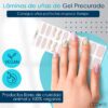 Marca: NOOVES. Imagen: PinkParisMesadetrabajo2.jpg. NOOVES - Láminas de Gel para Uñas|Pink Paris - Nail Art 20 uds, Uñas de Gel Semicuradas Premium, Gel Nail Stickers,Pegatinas Uñas de Gel, Incluye 1 Lima de Uñas y 1 Palito de Naranjo, Vegano