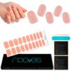 Marca: NOOVES. Imagen: Powder1.jpg. NOOVES - Láminas de Gel para Uñas|Powder Blush - Nude 20 uds, Uñas de Gel Semicuradas Premium, Gel Nail Stickers,Pegatinas Uñas de Gel, Incluye 1 Lima de Uñas y 1 Palito de Naranjo, Vegano