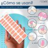 Marca: NOOVES. Imagen: Powder4.jpg. NOOVES - Láminas de Gel para Uñas|Powder Blush - Nude 20 uds, Uñas de Gel Semicuradas Premium, Gel Nail Stickers,Pegatinas Uñas de Gel, Incluye 1 Lima de Uñas y 1 Palito de Naranjo, Vegano