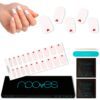 Marca: NOOVES. Imagen: RomanceMesadetrabajo1.jpg. NOOVES NAILS Láminas de Uñas de Gel Precurado Premium - Romance | Glitter | Tiras De Uñas De Gel semicurado| Pegatinas Uñas Semipermanente en Gel| Gel Nail stickers| Uñas de gel Pegatinas