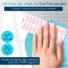 Marca: NOOVES. Imagen: TenderRoseMesadetrabajo2.jpg. NOOVES NAILS Láminas de Uñas de Gel Precurado Premium - Tender Rose - Rosa | Tiras De Uñas De Gel Semicurado| Pegatinas Uñas Semipermanente en Gel| Gel Nail stickers| Uñas de gel Pegatinas