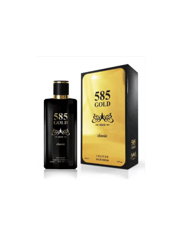 Marca: CHATLER. Imagen: 585-gold-men.png. Chatler 585 GOLD MEN. Fragancia para hombre (100ml).