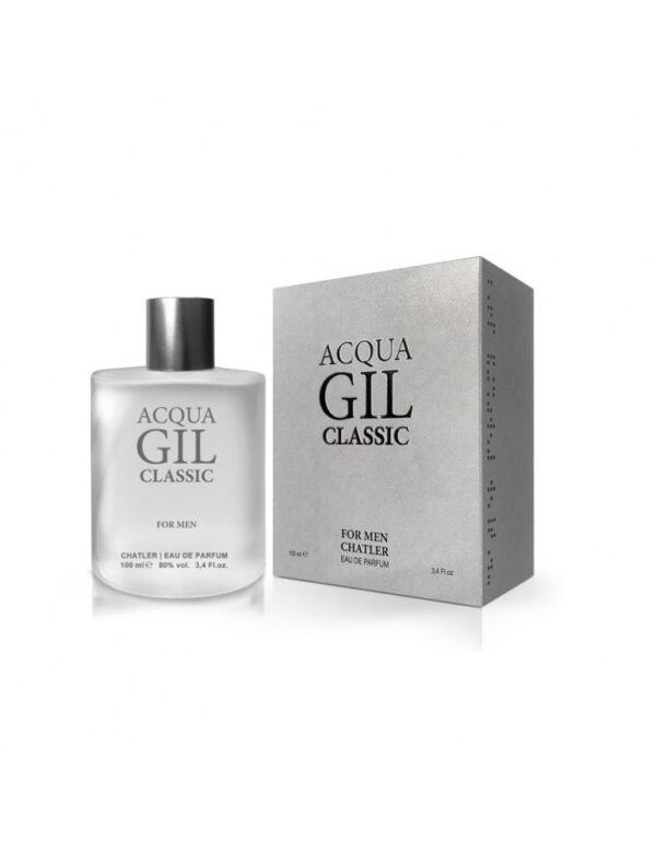 Marca: CHATLER. Imagen: acqua-gil-clasic-for-men-new.jpg. Chatler ACQUA GIL CLASIC FOR MEN NEW. Fragancia para hombre (100ml).