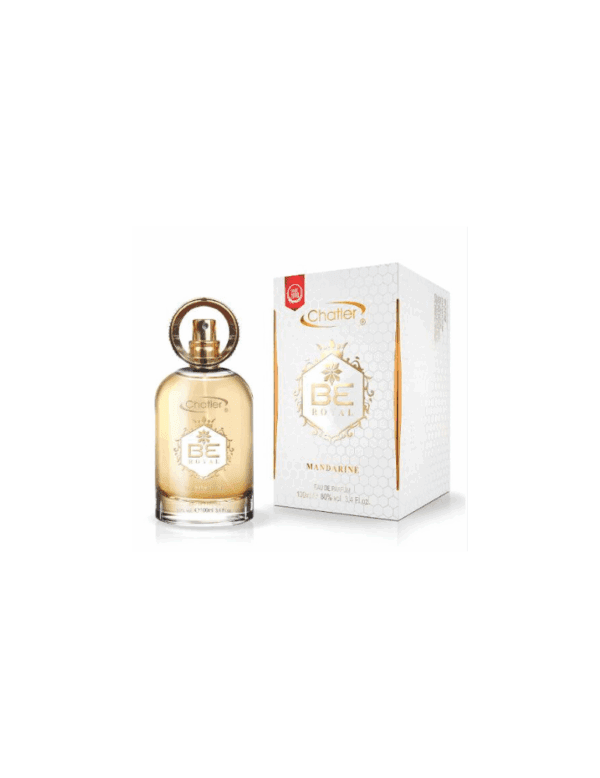 Marca: CHATLER. Imagen: be-royal-mandarine-chatler-100-ml.png. Chatler BE ROYAL MANDARINE. Eau de Parfum para mujer (100 ml).