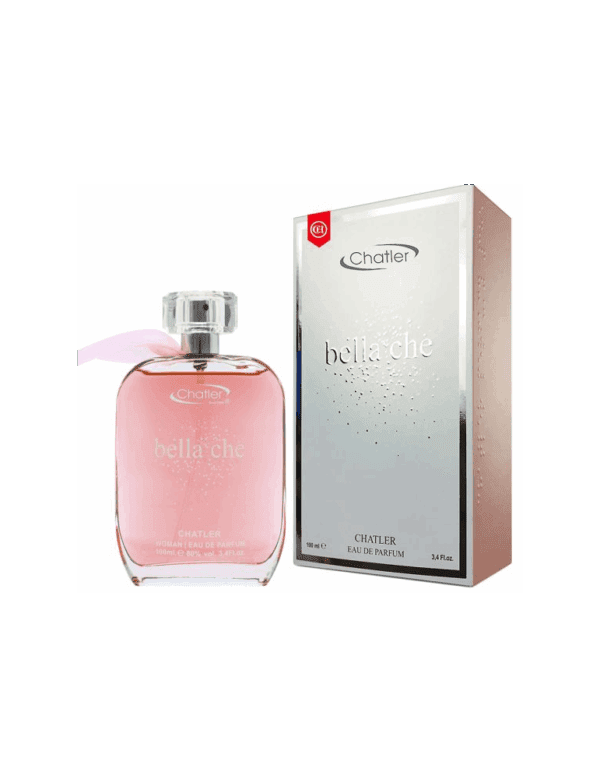 Marca: CHATLER. Imagen: bella-che-chatler-100-ml.png. Chatler BELLA CHE. Eau de Parfum para mujer (100ml).