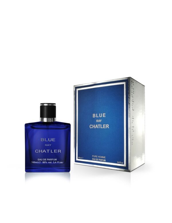 Marca: CHATLER. Imagen: blue-ray-chatler-100-ml.jpg. Chatler BLUE RAY. Perfume para hombre (100ml).