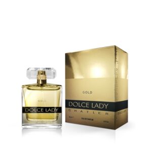 Marca: CHATLER. Imagen: dolce-lady-gold-100-ml.jpg. Chatler DOLCE LADY GOLD. Fragancia para mujer (100 ml).