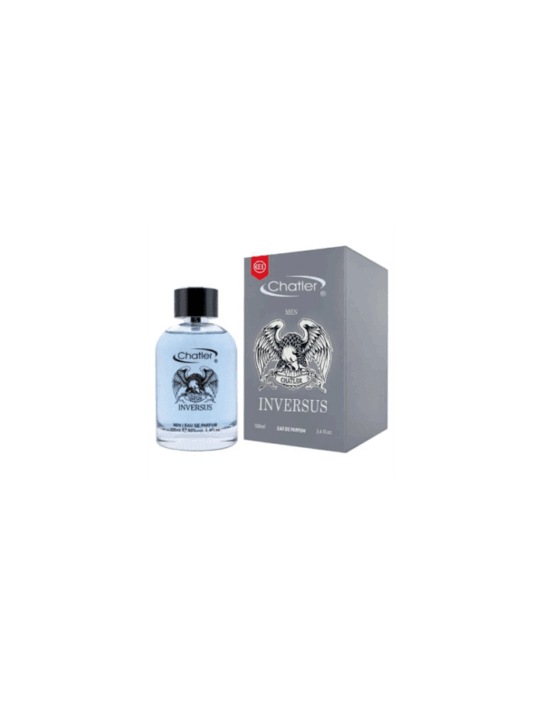 Marca: CHATLER. Imagen: inversus-men-chatler-1.png. Chatler INVERSUS MEN. Fragancia para hombre (100ml).