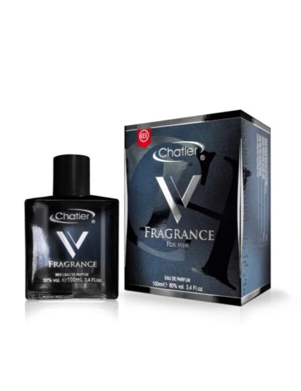 Marca: CHATLER. Imagen: v-fragance-men-chatler-100-ml.jpg. Chatler V FRAGANCE MEN. Eau de Parfum para hombre (100ml).