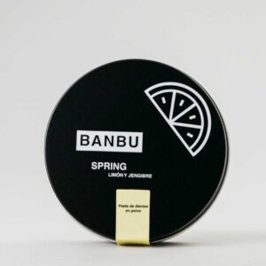 Marca: BANBU. Imagen: 1.Producto_Packaging_2e65cb58-5632-4dc0-8882-b58db84a0e29.jpg. Pasta de Dientes en Polvo ECO SPRING. 60ml.