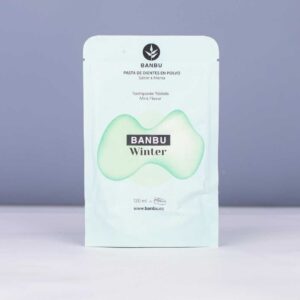 Marca: BANBU. Imagen: 1.Producto_Packaging_8f60b325-8739-428b-9ea5-a5afb3483da8.jpg. Refill Pasta de Dientes en Polvo ECO WINTER. 120ml.