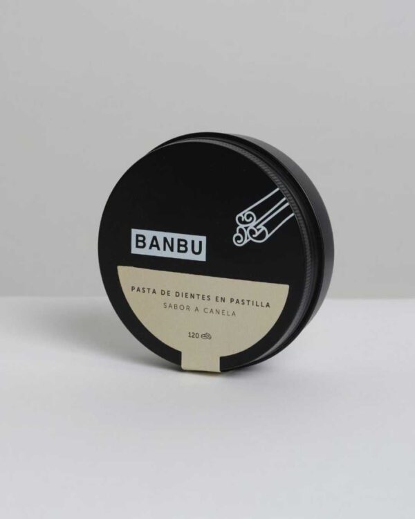 Marca: BANBU. Imagen: 2.Producto_Modelo_770b4579-eff2-4822-aad6-436963f54fde.jpg. Pasta de Dientes en Pastilla ECO AUTUMN. 120 pastillas.