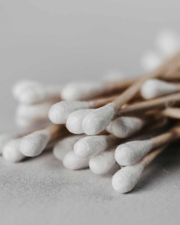 Marca: BANBU. Imagen: BASTONCILLOS_DE_ALGODON_BANBU.jpg. Bastoncillos de Algodón Orgánico. 500Uds.