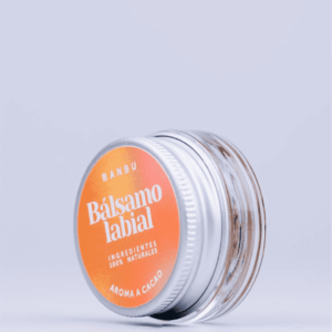 Marca: BANBU. Imagen: Balsamo_labios_cacao_packaging.png. Bálsamo Labial ECO Aroma CACAO. 5ml.