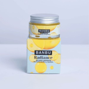 Marca: BANBU. Imagen: Balsamo_limpiador_facial_radiance_packaging.png. Bálsamo limpiador facial en crema RADIANCE. 50ml
