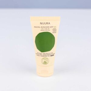 Marca: BANBU. Imagen: Crema_solar_Nuura_facial_color_envase.jpg. Crema Solar Facial con Color. 50ml.