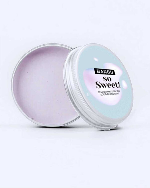 Marca: BANBU. Imagen: Desodorante_en_crema_so_sweet_packaging.jpg. Desodorante Crema ECO SO SWEET. 50ml.