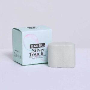 Marca: BANBU. Imagen: Desodorante_solido_silver_touch_packaging.jpg. Desodorante Sólido ECO Piel Sensible SILVER TOUCH. 45ml.