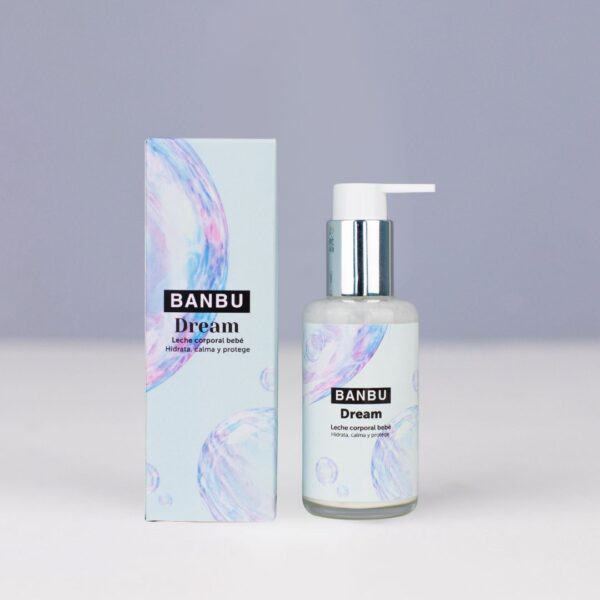 Marca: BANBU. Imagen: Dreampackaging.jpg. DREAM leche corporal ecológica Hipersensible. 100ml.