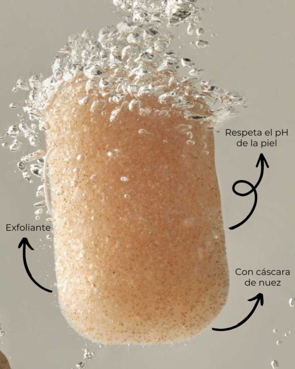 Marca: BANBU. Imagen: Esponja_corporal_konjac_caracteristicas.jpg. Esponja Konjac Corporal Exfoliante con Nuez