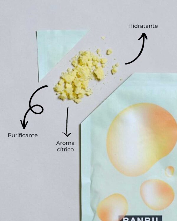 Marca: BANBU. Imagen: Gel_polvo_impulse_beneficios.jpg. Gel de Ducha en Polvo ECO Cítrico IMPULSE. 30gr./250ml.