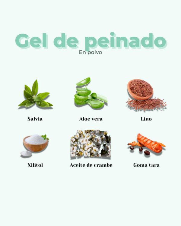 Marca: BANBU. Imagen: Ingredientes_7c917b73-678d-43ca-8fb5-770f6bca1afe.jpg. Gel de Peinado ECO. 40gr./200ml.