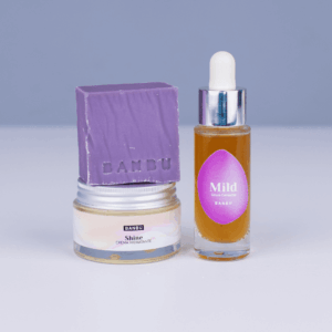 Marca: BANBU. Imagen: Pack_antiedad_piel_sensible_medio.png. Pack Rutina Facial MEDIA ECO - Well Aging PIEL SENSIBLE