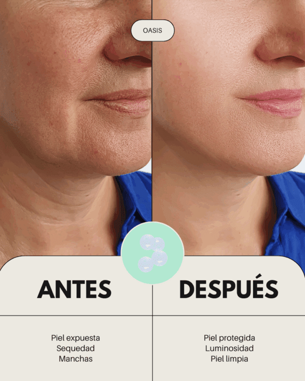 Marca: BANBU. Imagen: Pack_facial_basico_piel_madura_antes_y_despues.png. Pack Rutina Facial BÁSICA ECO - Well Aging PIEL MADURA