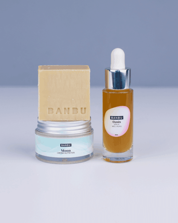 Marca: BANBU. Imagen: Pack_facial_medio_piel_madura.png. Pack Rutina Facial MEDIA ECO - Well Aging PIEL MADURA