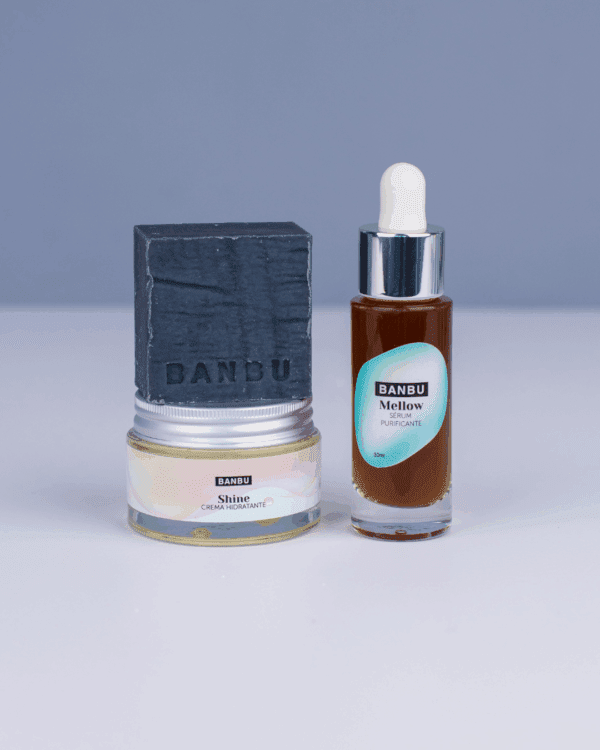 Marca: BANBU. Imagen: Pack_facial_medio_piel_mixta_y_grasa.png. Pack Rutina Facial MEDIA ECO - Well Aging PIEL MIXTA Y GRASA