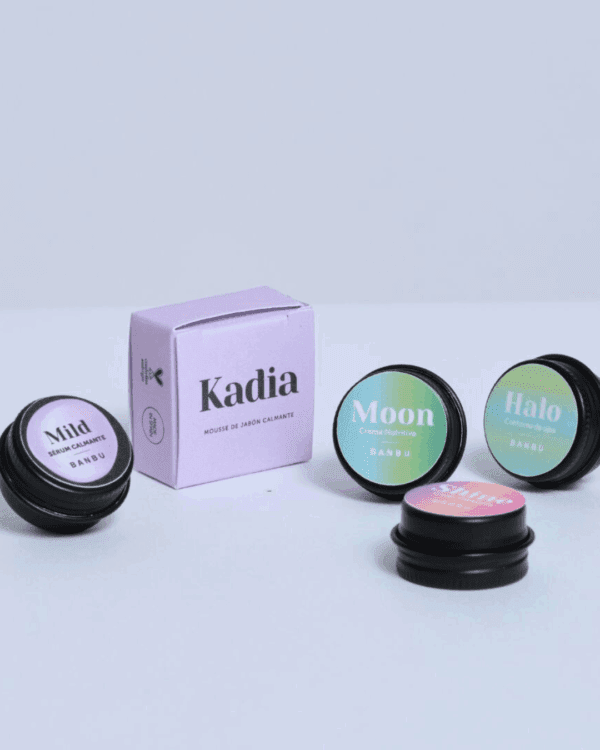 Marca: BANBU. Imagen: Pack_mini_tallas_piel_sensible_packaging.png. Pack Mini Tallas ECO - Basic Essential Facial PIEL SENSIBLE
