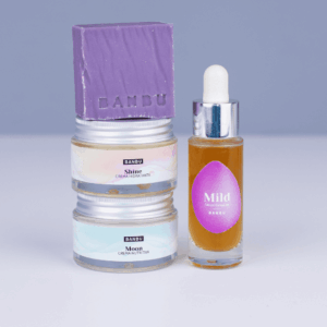 Marca: BANBU. Imagen: Pack_rutina_facial_antiedad_piel_sensible.png. Pack Rutina Facial COMPLETA ECO - Well Aging PIEL SENSIBLE