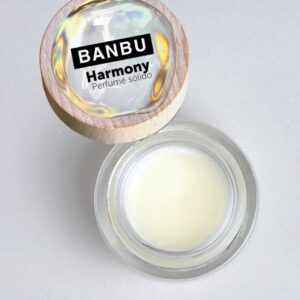 Marca: BANBU. Imagen: Perfume_solido_harmony_packaging.jpg. Perfume Sólido ECO HARMONY. 15ml.