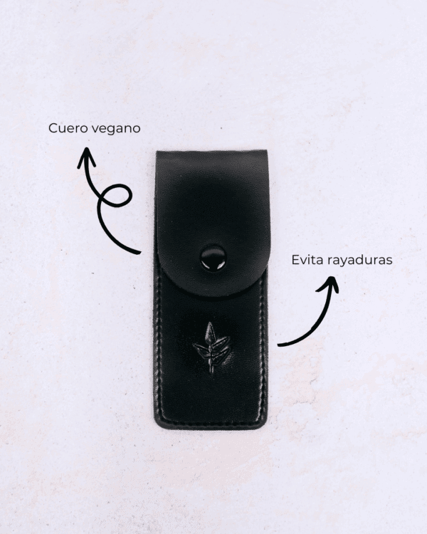 Marca: BANBU. Imagen: Producto_Beneficios1_2c8ce568-2532-4fad-8921-a676f9ad26dd.png. Funda Maquinilla de Afeitar Negra