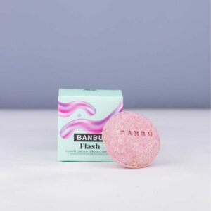 Marca: BANBU. Imagen: Producto_Packaging_9f687820-0d16-4c1c-af6a-4cb950e39629.jpg. Champú Sólido ECO Reparador Cabello Dañado FLASH. 75gr.