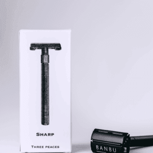 Marca: BANBU. Imagen: Producto_Packaging_e8dc38c2-ed6e-45ad-be59-43eef9293f2c.png. Maquinilla de Afeitar Sharp