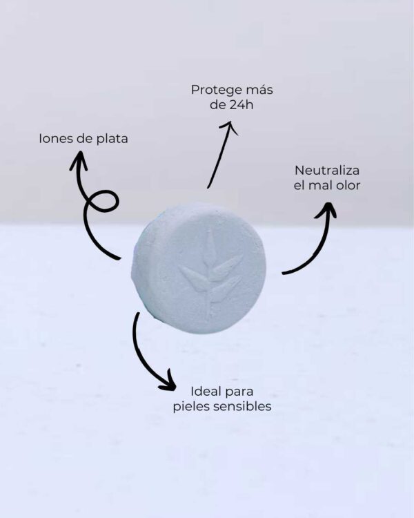 Marca: BANBU. Imagen: Refill_desodorante_rema_silver_flow_beneficios.jpg. Refill Desodorante Crema ECO Piel Sensible SILVER FLOW. 50ml.