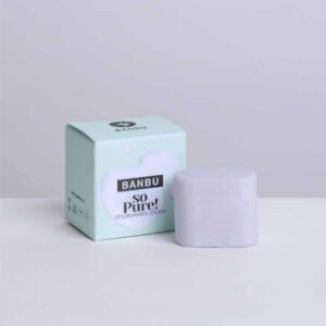 Marca: BANBU. Imagen: desodorante_solido_so_pure_packaging.jpg. Desodorante Sólido ECO SO PURE. 45ml.