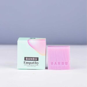 Marca: BANBU. Imagen: jabon_de_ducha_empathy_packaging.jpg. Jabón de Ducha Sólido ECO Floral EMPATHY. 100gr.