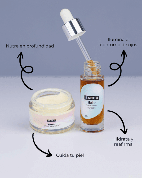 Marca: BANBU. Imagen: pack_facial_basico_piel_mixta_y_grasa_beneficios.png. Pack Rutina Facial BÁSICA ECO - Well Aging PIEL MIXTA Y GRASA