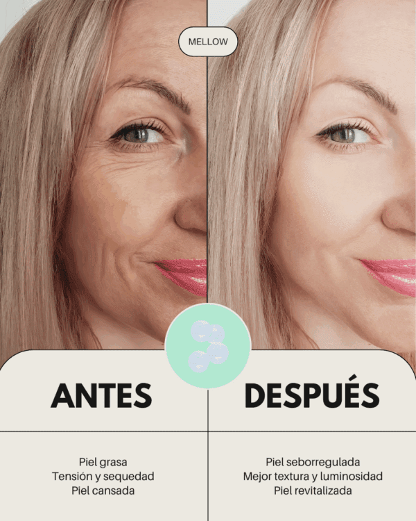 Marca: BANBU. Imagen: pack_facial_medio_piel_grasa_y_mixta_antes_y_despues.png. Pack Rutina Facial MEDIA ECO - Well Aging PIEL MIXTA Y GRASA