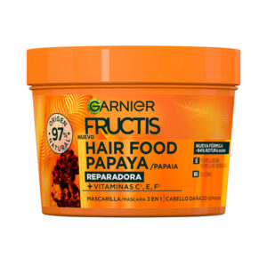 Marca: GARNIER. Imagen: 100387.jpg. GARNIER. FRUCTIS HAIR FOOD PAPAYA mascarilla reparadora 390 ml